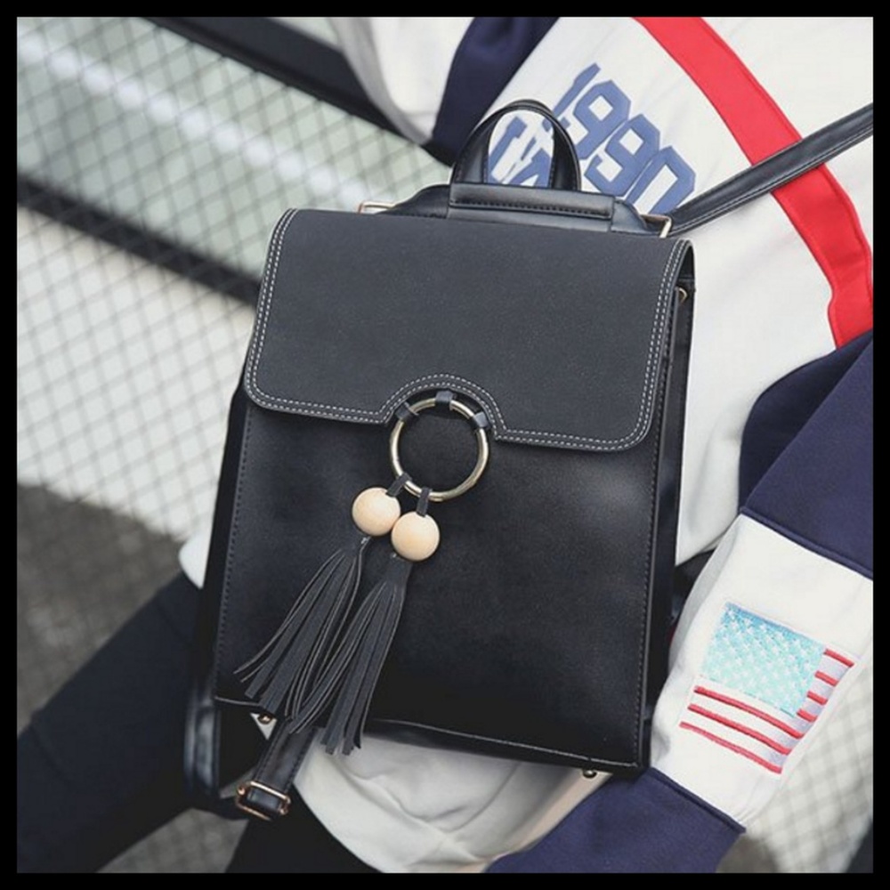NEW CAMBRIDGE Tassel Backpack - Picture 2 of 8